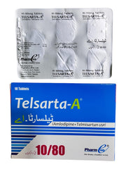 Telsarta A Tablets 10Mg/80Mg (1 Strip = 5 Tablets)