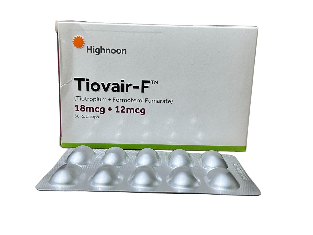 Tiovair-F Capsules 18Mcg+12Mcg (1 Strip = 10 Capsules)