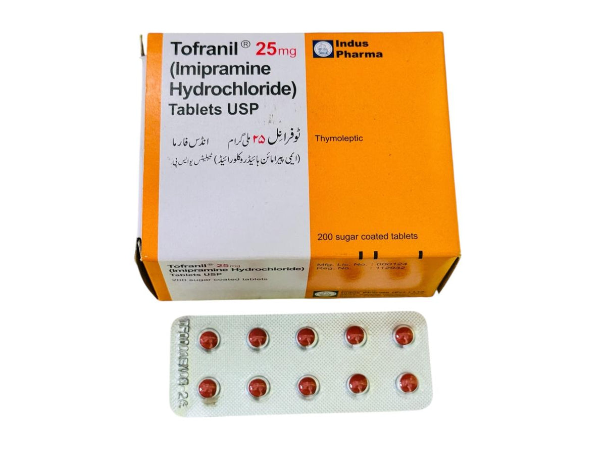 Tofranil Tablets 25Mg (1 Strip = 10 Tablets)