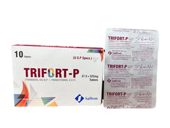 Trifort P Tablets 37.5Mg+325Mg (1 Box = 10 Tablets)