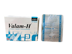 Valam-H Tablets 10/160/12.5Mg (1 Strip = 7 Tablets)