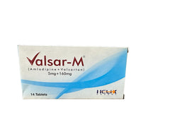Valsar-M Tablets 5Mg+160Mg (1 Strip = 7 Tablets)