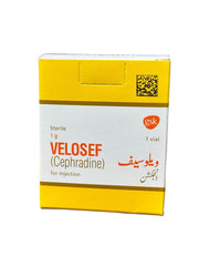 Velosef Injection 1G (1 Box = 1 Injection)