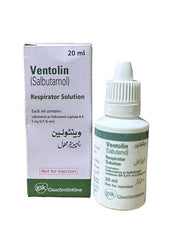 Ventolin 20Ml Respirator Solution 5Mg