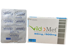 Vildomet Tablets 50Mg/500Mg (1 Strip = 7 Tablets)