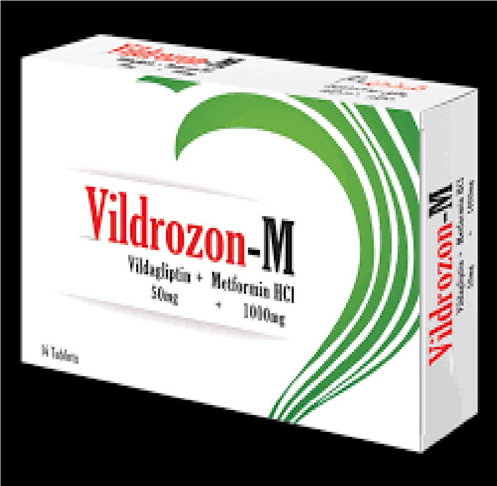 Vildrozon-M Tablets 50/1000Mg (1 Strip = 7 Tablets)