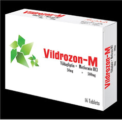 Vildrozon-M Tablets 50/500Mg (1 Strip = 7 Tablets)