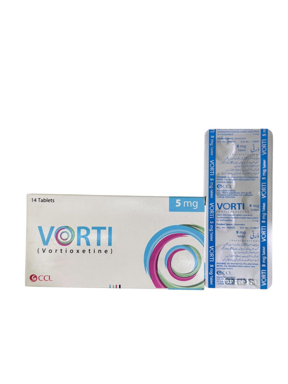 Vorti Tablets 5Mg (1 Strip = 7 Tablets)