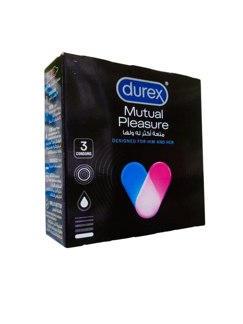 Durex Mutual Pleasure Condom (1 Pack = 3Pcs)
