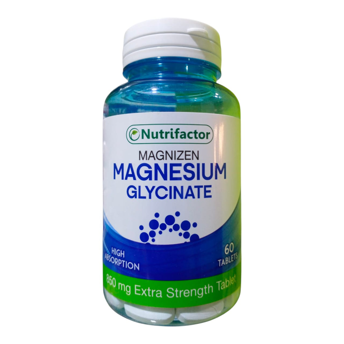 Nutrifactor Magnizen Tablets 850Mg (1 Bottle = 60 Tablets)