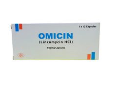 Omicin 500mg Capsules ( 1 Box = 12 Capsules )
