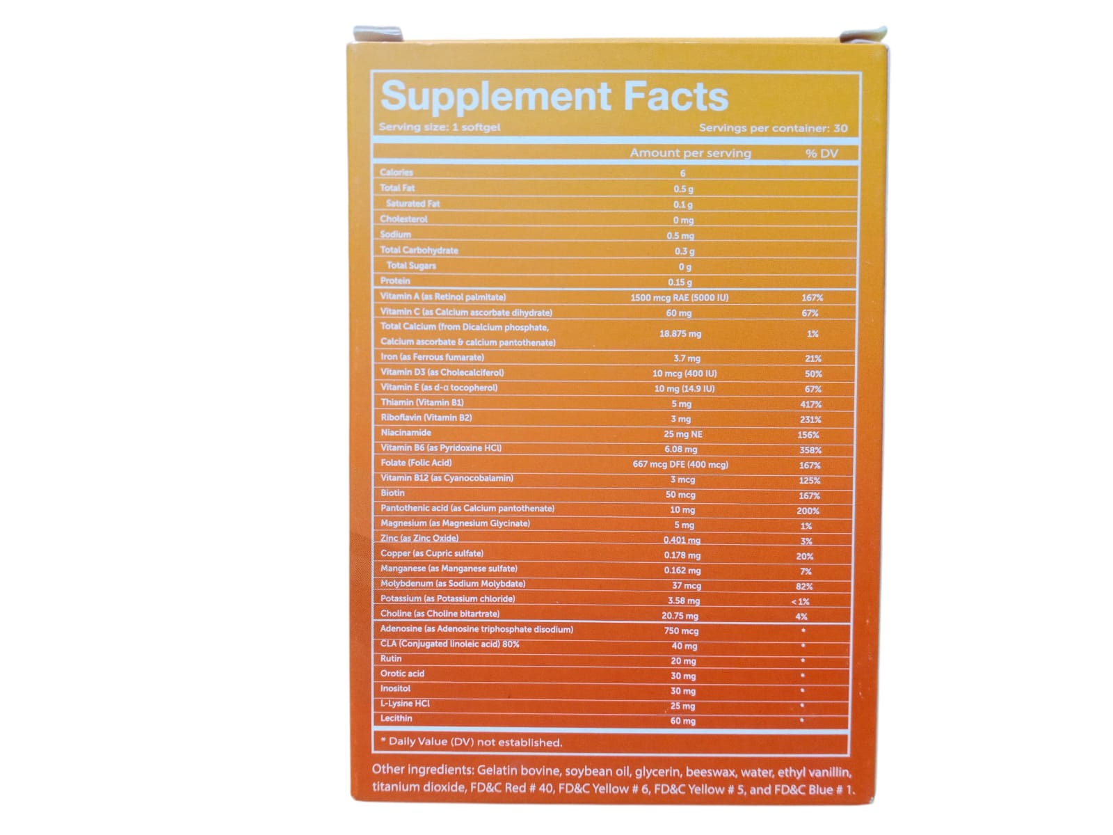 Vivioptal Multi Softgel Capsules (1 Box = 30 Capsules)