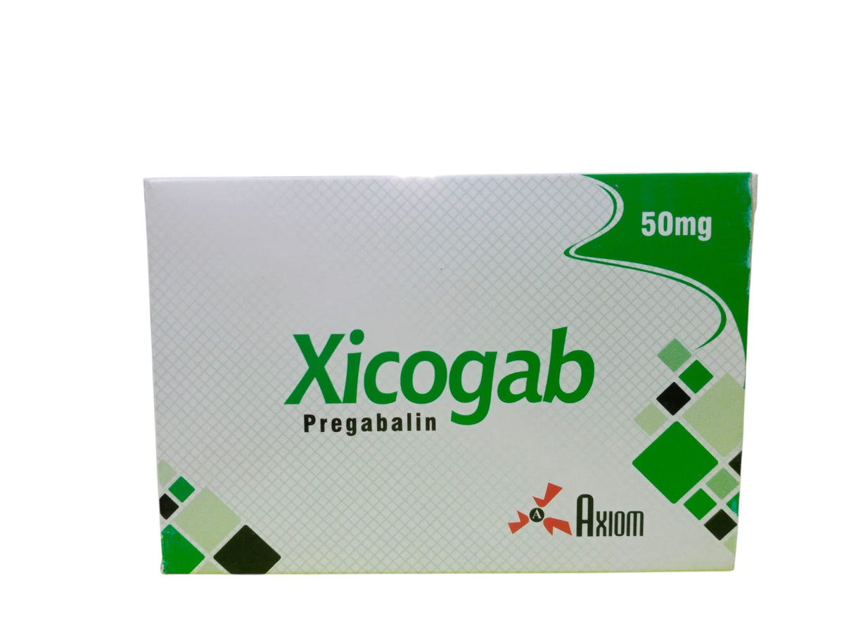 Xicogab 50mg Capsules (1 Strip = 7 Capsules)