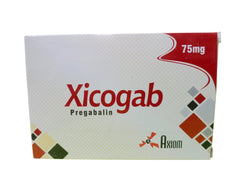 Xicogab 75mg Capsules (1 Strip = 7 Capsules)