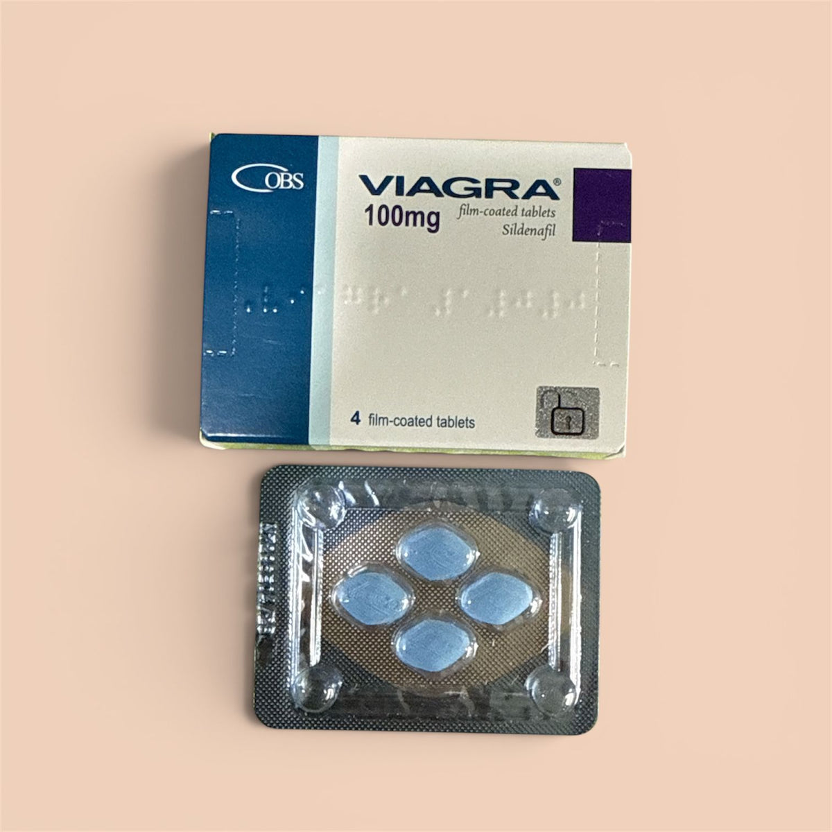 Viagra Tablet 100mg (1 Box = 4 Tablets )