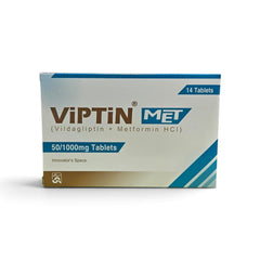 Viptin MET Tablets 50Mg/1000Mg (1 Strip = 7 Tablets)