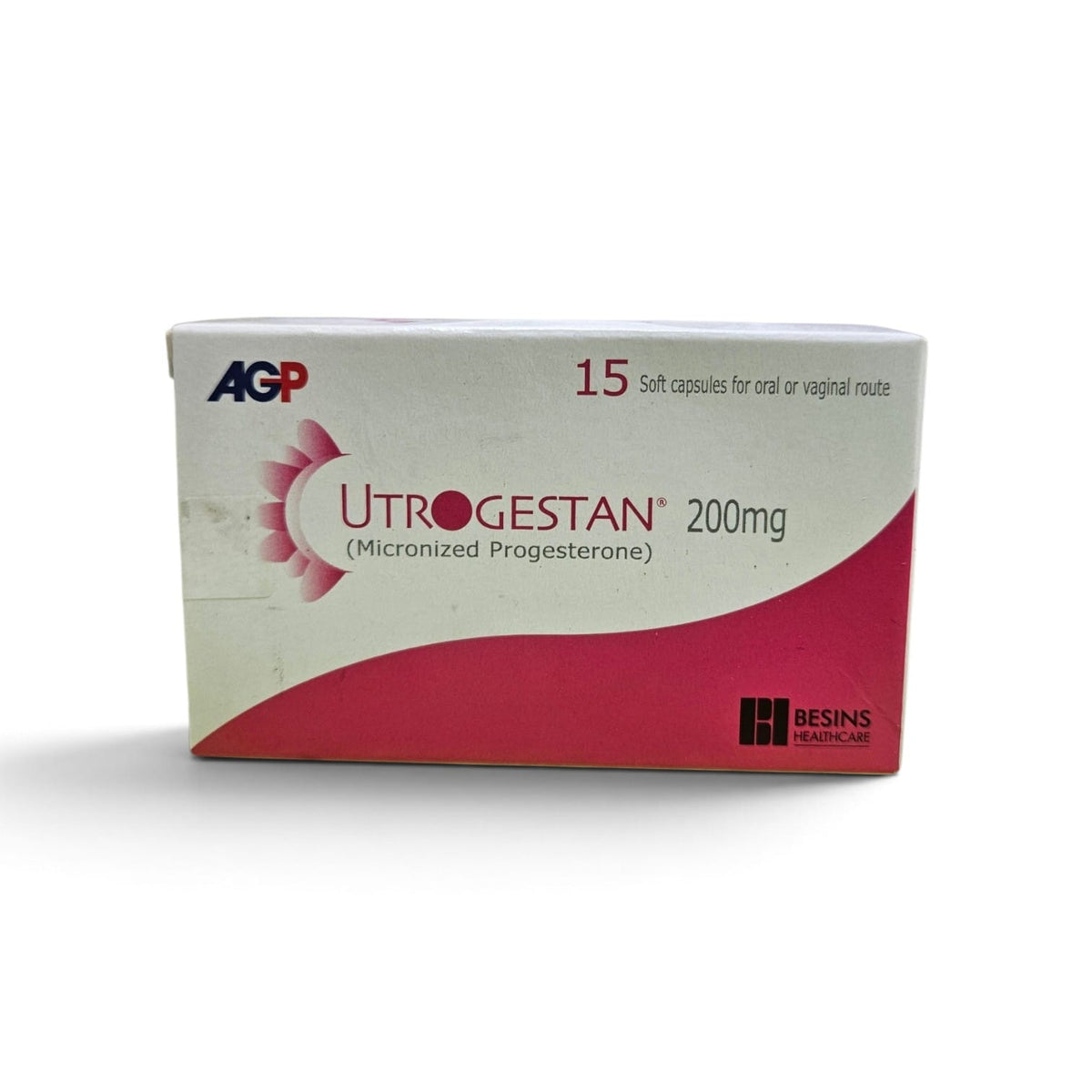 Utrogestan Capsules 200Mg (1 Box= 15 Tablets)
