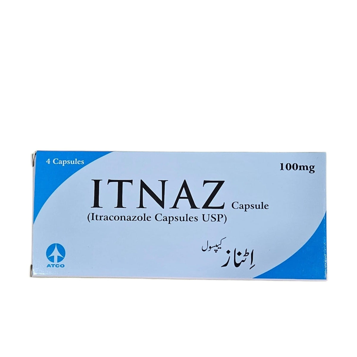 Itnaz Capsules 100Mg (1 Box  = 4 Capsules)