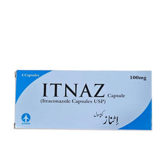Itnaz Capsules 100Mg (1 Box  = 4 Capsules)