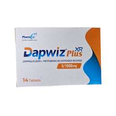 Dapwiz Plus Xr Tablets 5/1000Mg (1 Strip = 7 Tablets)
