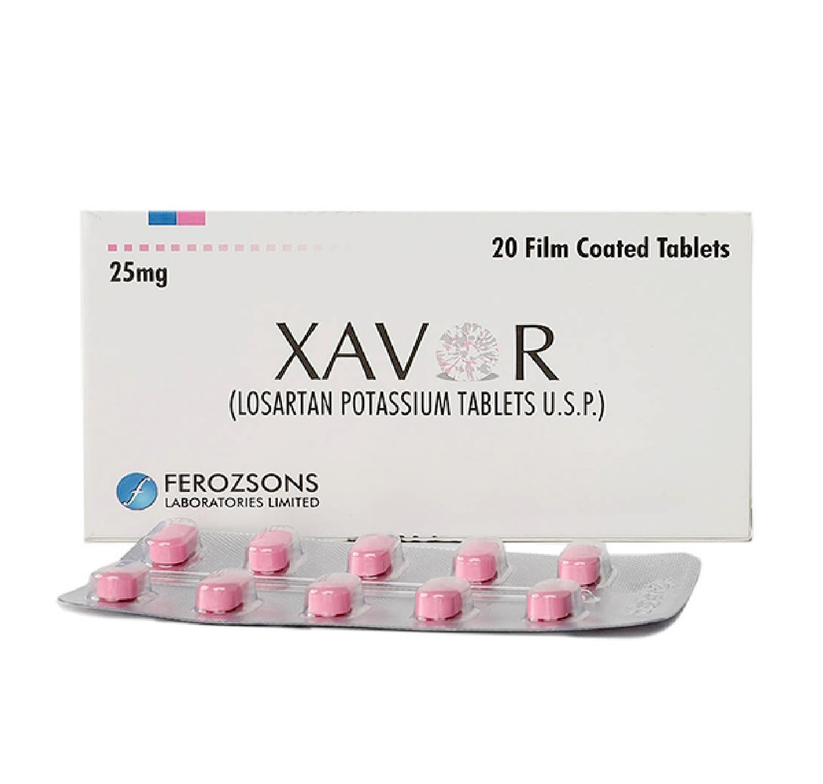 Xavor Tablets 25Mg (1 Strip = 10 Tablets)