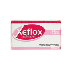 Xeflox Tablets 250Mg (1 Box = 1 Strip)(1 Strip = 10 Tablets)