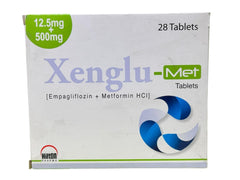 Xenglu-Met Tablets 12.5/500Mg (1 Strip = 7 Tablets)