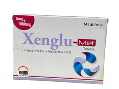 Xenglu-Met Tablets 5/1000Mg (1 Strip = 7 Tablets)