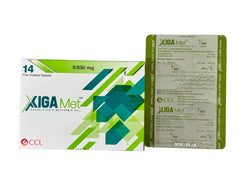 Xiga-Met Tablets 5/850Mg (1 Strip = 7 Tablets)