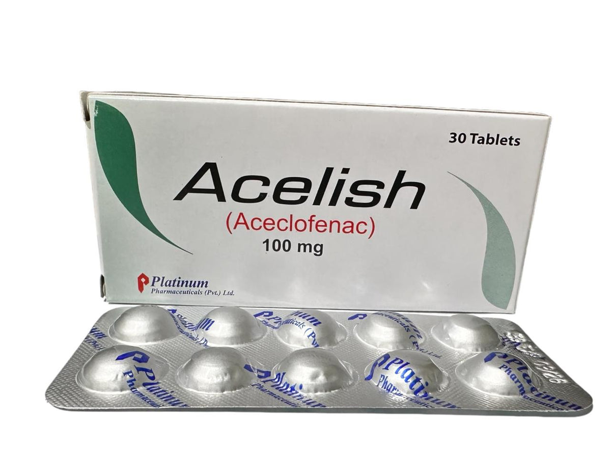 Acelish 100mg tablets (1 Strip = 10 Tablets)