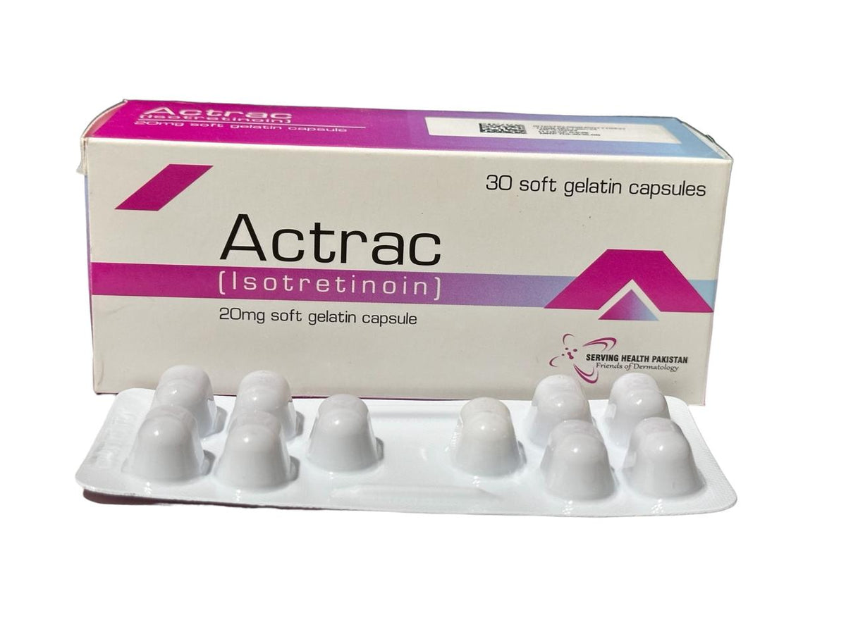 Actrac 20 mg softgel capsule (one stripe = 10softgel)