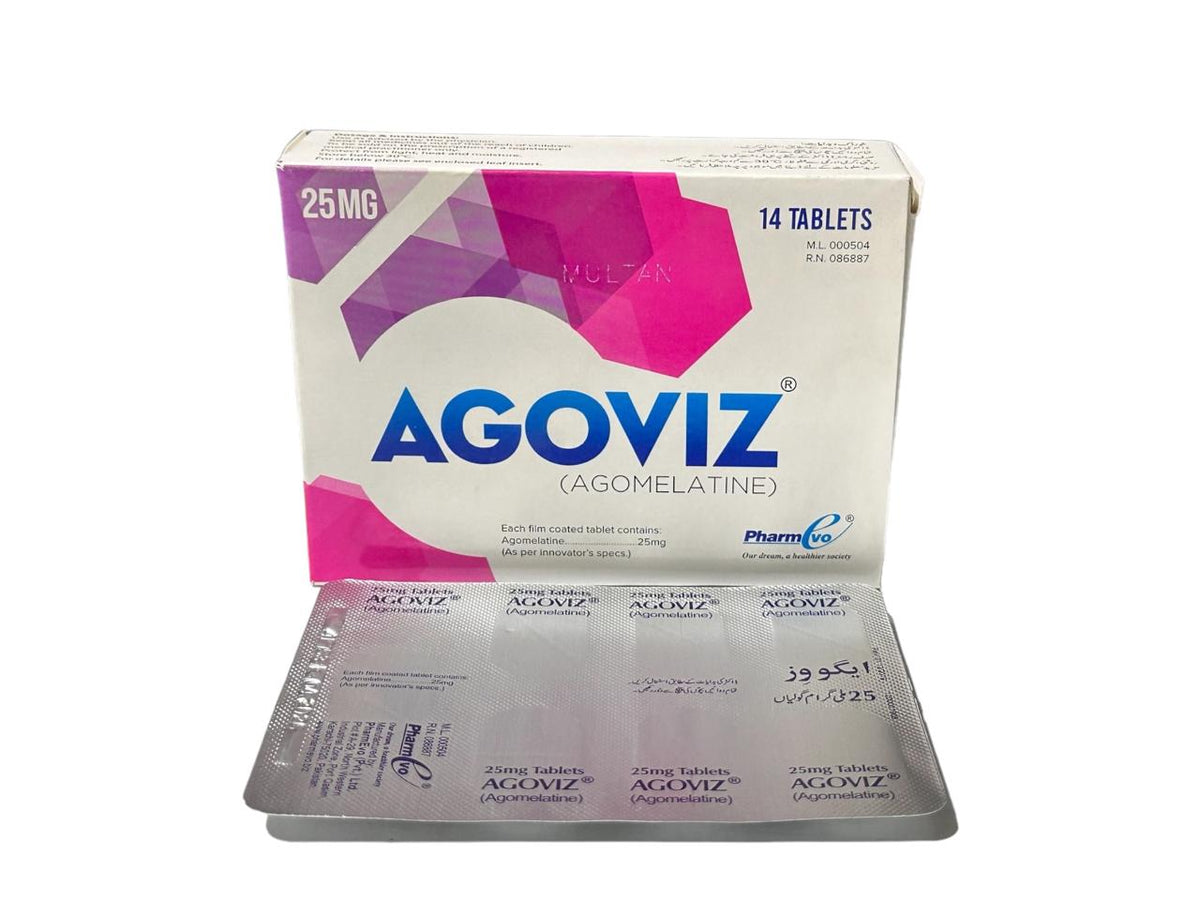 Agoviz Tablets 25Mg  (1 Strip = 7 Tablets)