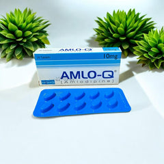 Amlo-Q Tablets 10Mg (1 Strip = 10 Tablets)