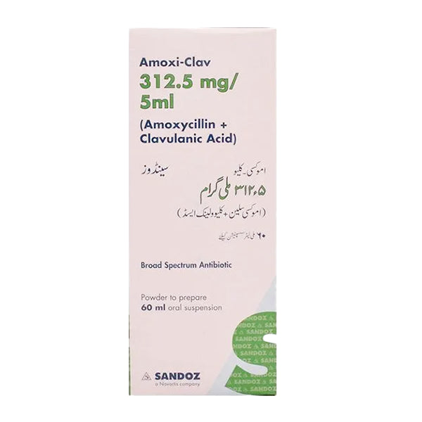 Amoxi-Clav 60Ml Suspension 312.5Mg/5Ml