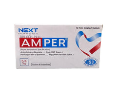 AMPER Tablets 5Mg/4Mg (1 Box = 1 Strip)(1 Strip = 10 Tablets)