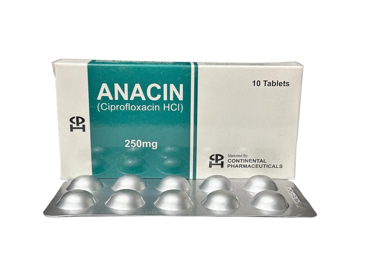 ANACIN Tablets 250Mg (1 Box = 10 Tablets)