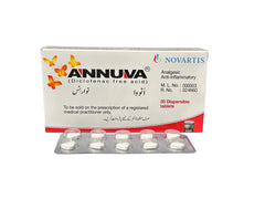 Annuva 50mg Dispersible tablet (one strip=10 tablets)