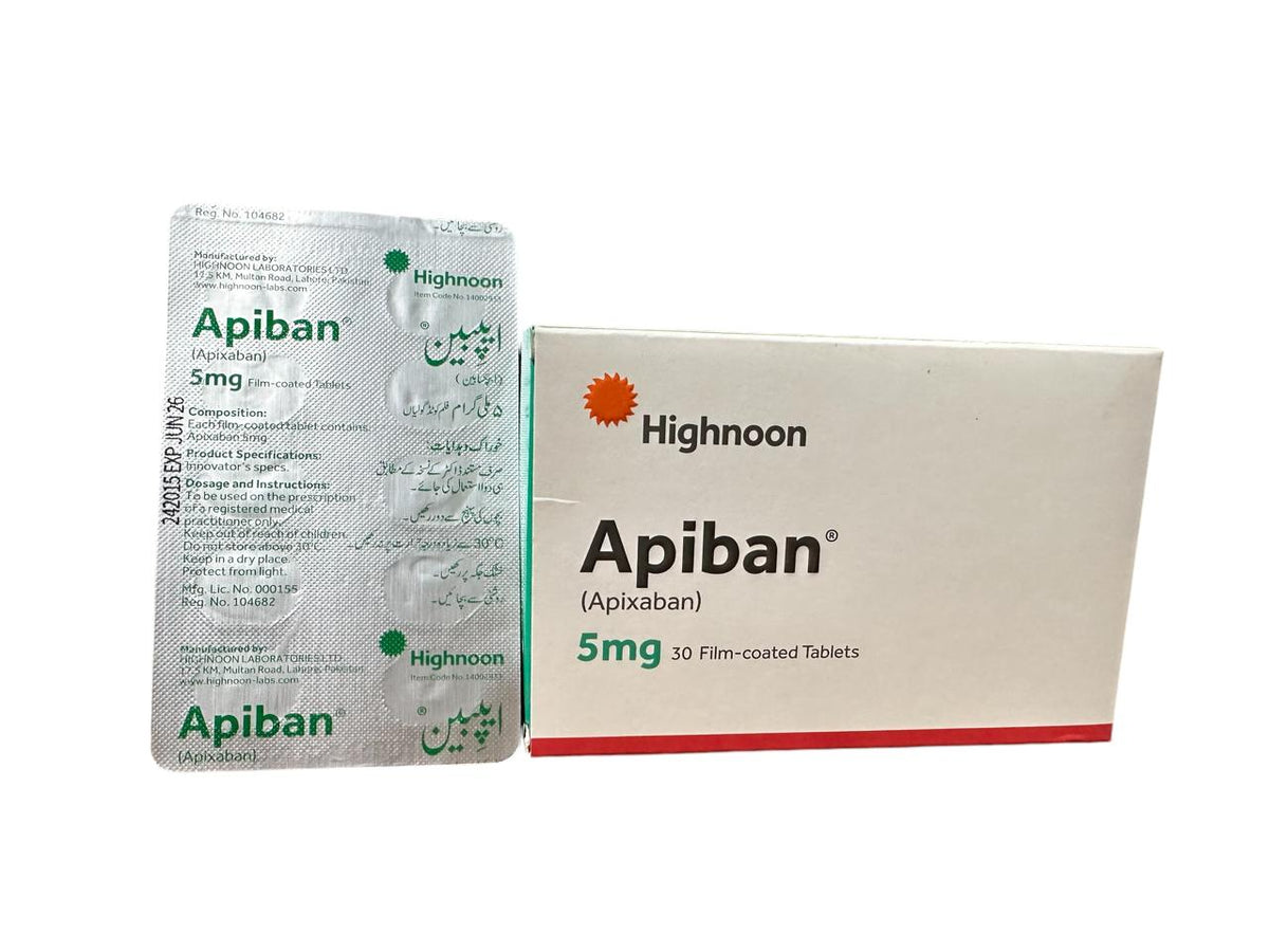 Apiban Tablets 5Mg (1 Strip = 10 Tablets)