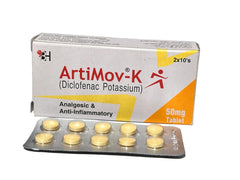 ArtiMov-K Tablets 50Mg  (1 Strip = 10 Tablets)