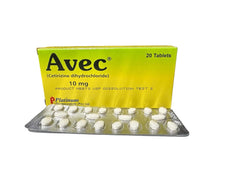 Avec 10mg Tab (1 strip= 20 tablets)