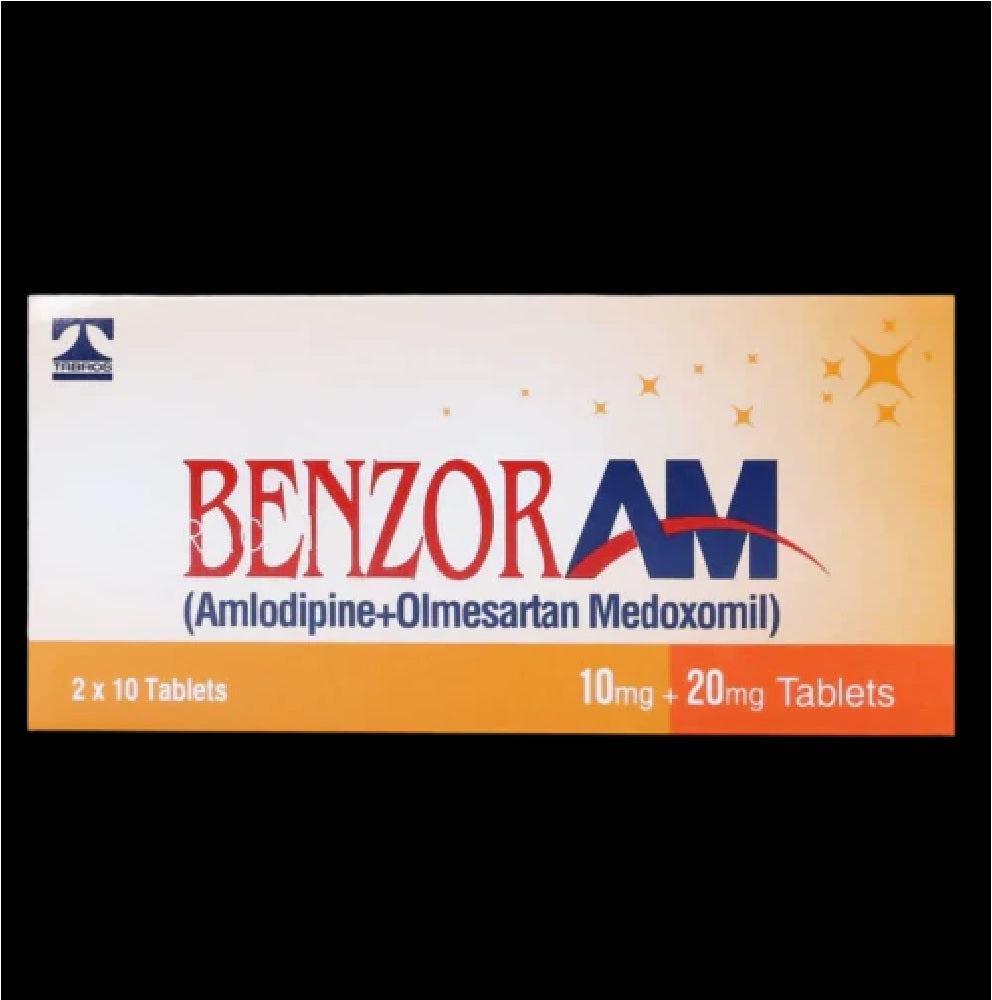 Benzor Am Tablets 10Mg/20Mg  (1 Strip = 10 Tablets)