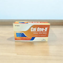 Cal One-D Tablets 830Mg/400Iu  (1 Strip = 10 Tablets)