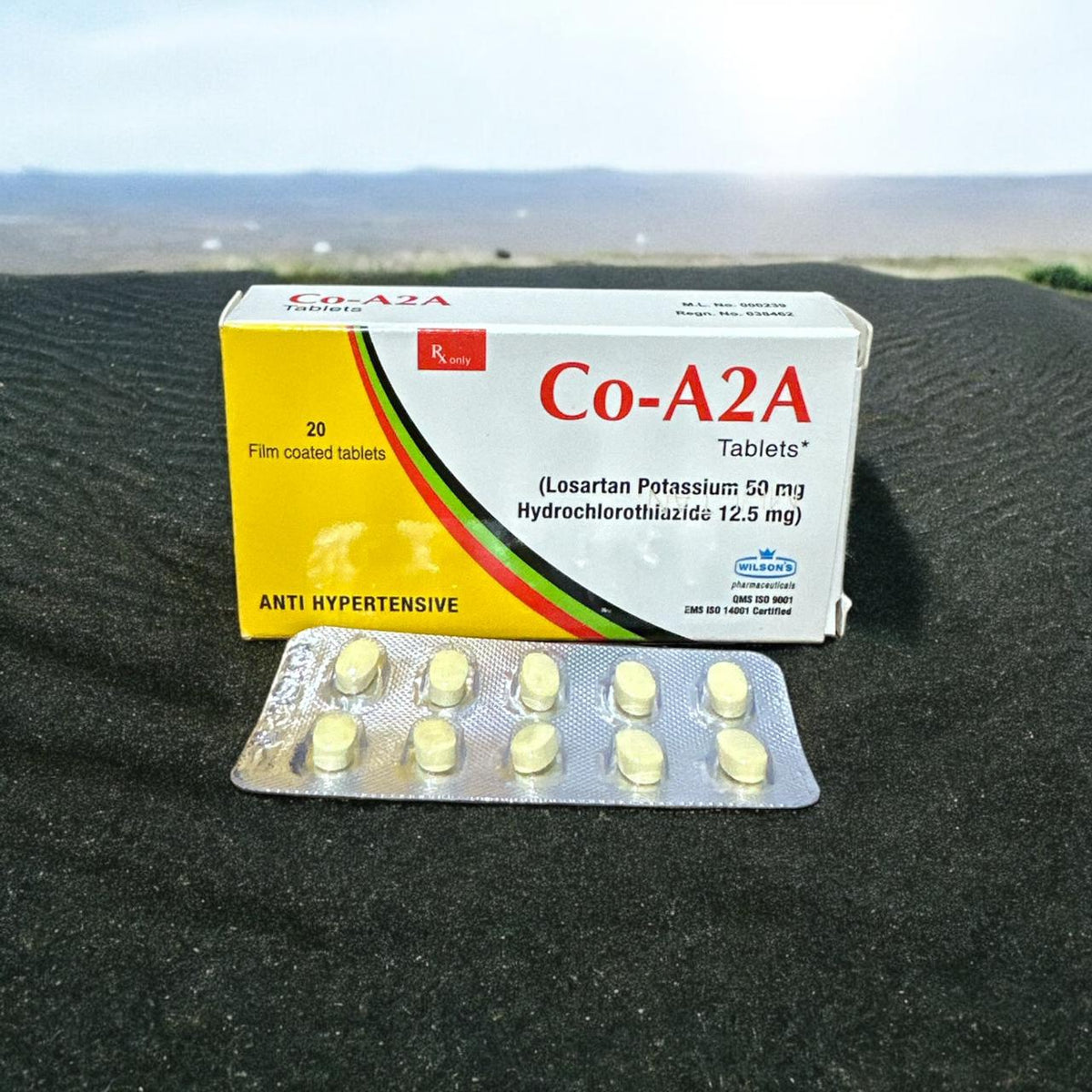 Co-A2a Tablets 50Mg/12.5Mg (1 Strip = 10 Tablets)