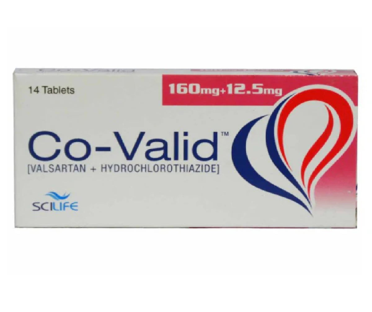 Co-Valid Tablets 160/12.5Mg (1 Box = 14 Tablets)