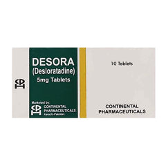 Desora Tablets 5Mg (1 Box = 1 Strip)(1 Strip = 10 Tablets)