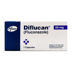 Diflucan Capsules 50Mg (1 Box = 1 Strip)(1 Strip = 7 Capsules)