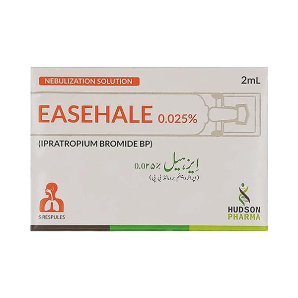 Easehale Respules Nebulization Solution 0.025% 2Ml (1 Box = 2 Nebulization Solution)