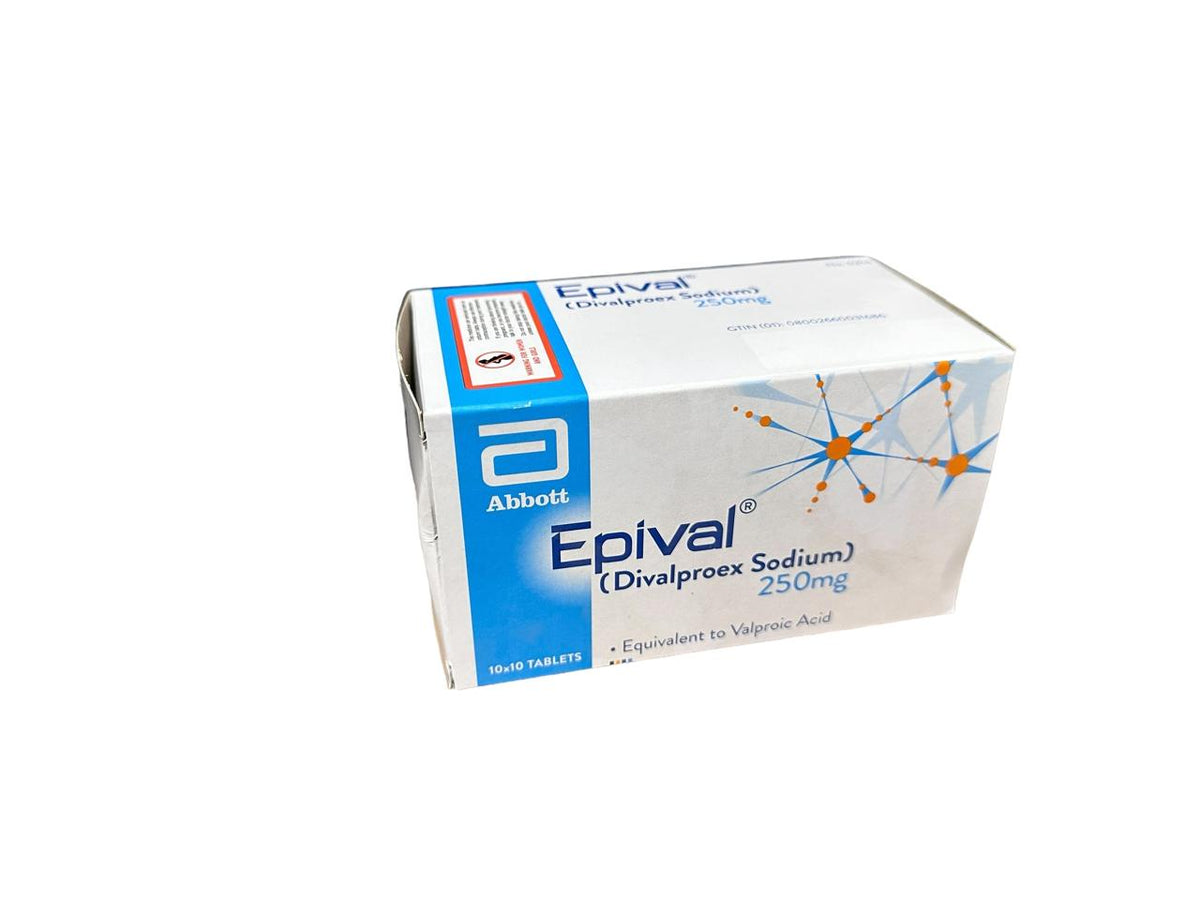 Epival Tablets 250Mg  (1 Strip = 10 Tablets)