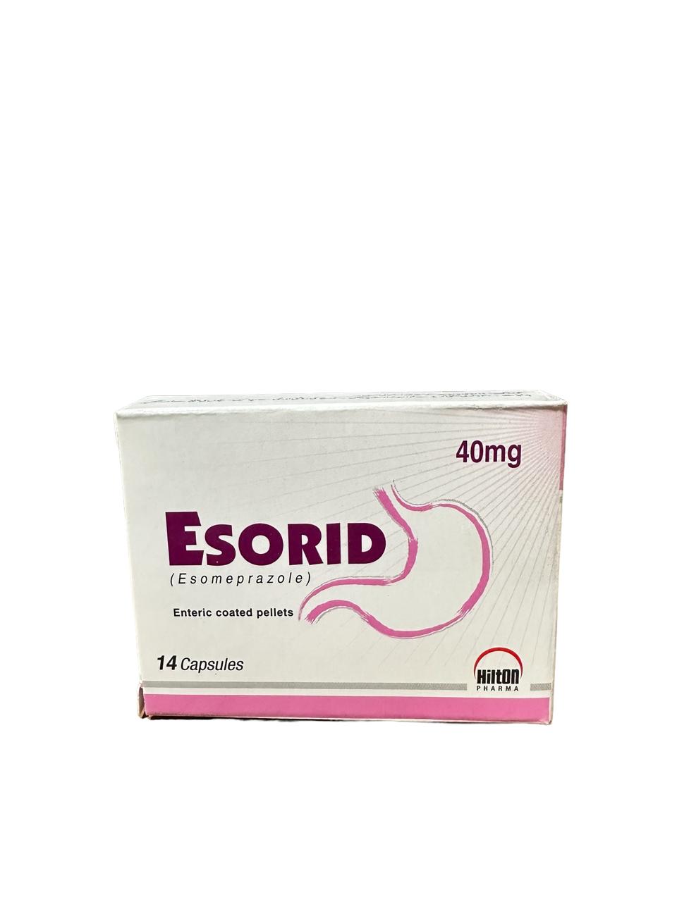 Esorid Capsules 40Mg (1 Strip = 7 Capsules)