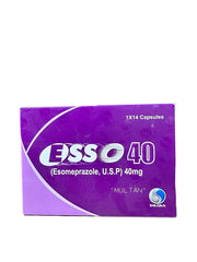 Esso Capsules 40Mg  (1 box = 14 Capsules)